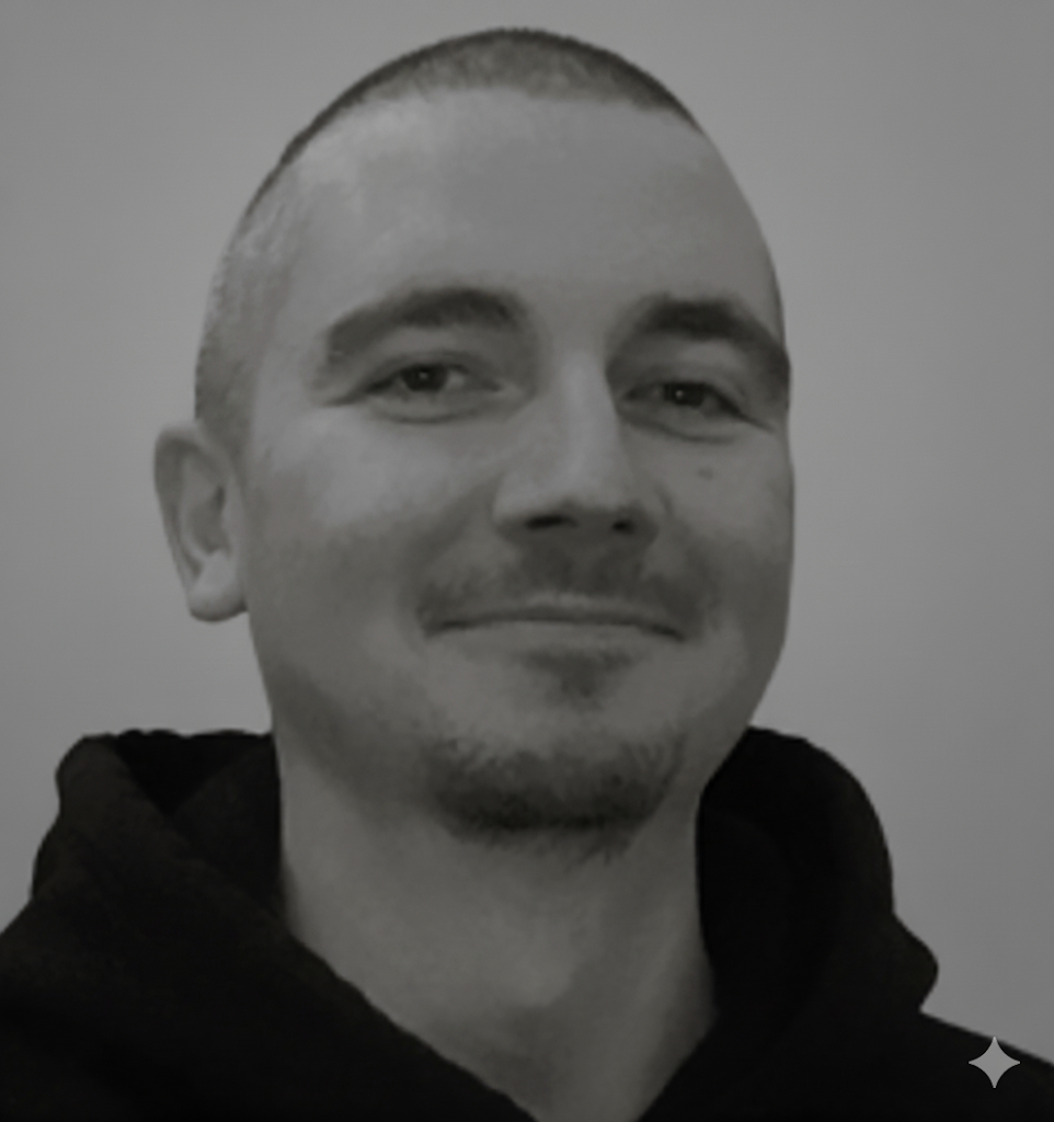 A portrait of Konstantin Glebow.